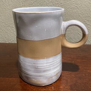 I Heart/Love it, Nature Themed Birch Tree, Pottery Mug with Handle
